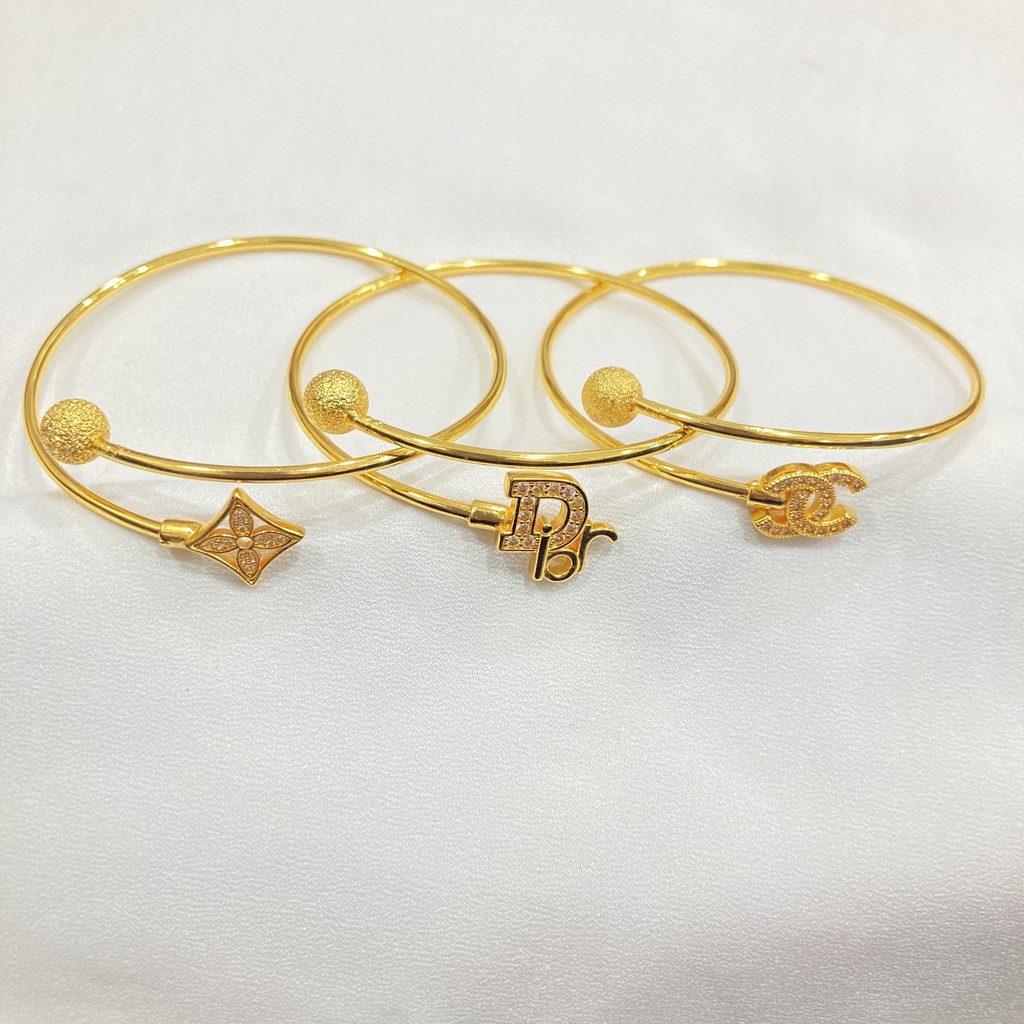 Gelang Bangle Wanita Lapis Emas Macam Model Aksesoris Perhiasan Xuping / Wanita Dewasa