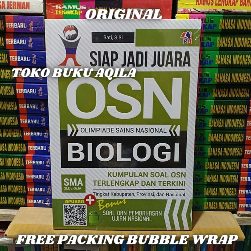 BEST SELLER Buku SOAL OSN SMA PUSTAKA BARU PRESS MATEMATIKA FISIKA KIMIA BIOLOGI EKONOMI GEOGRAFI AKUNTANSI KOMPUTER KEBUMIAN-OSN BIOLOGI SMA