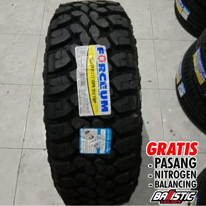 Ban mobil Hilux Triton ring 18 ukuran 265/65 M/T merek FORCEUM MT 08 PLUS 265 65 R18