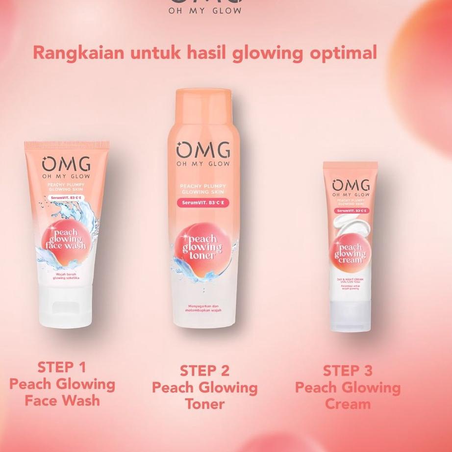 zz-23 * OMG Oh My Glow - 1 SET Skincare BPOM 100% Original | Paket Skincare OMG - Paling Bagus