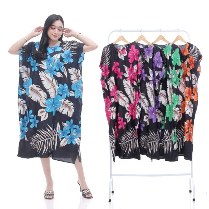 Daster jumbo lowo sonaya baju murah wanita kekinian-Lw bunga sepatu