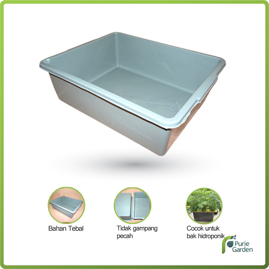 Bak Hidroponik Starter Kit Wick System TAHAN BANTING