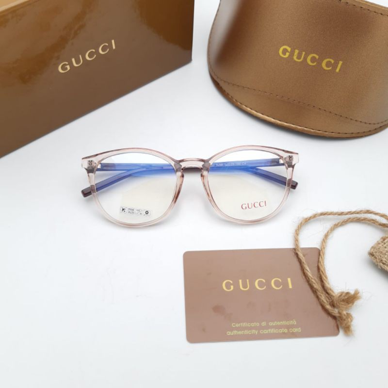 Kacamata Photocromix Antiradiasi Wanita Fashion Gucci 8255 Size 52-20-140 Termurah