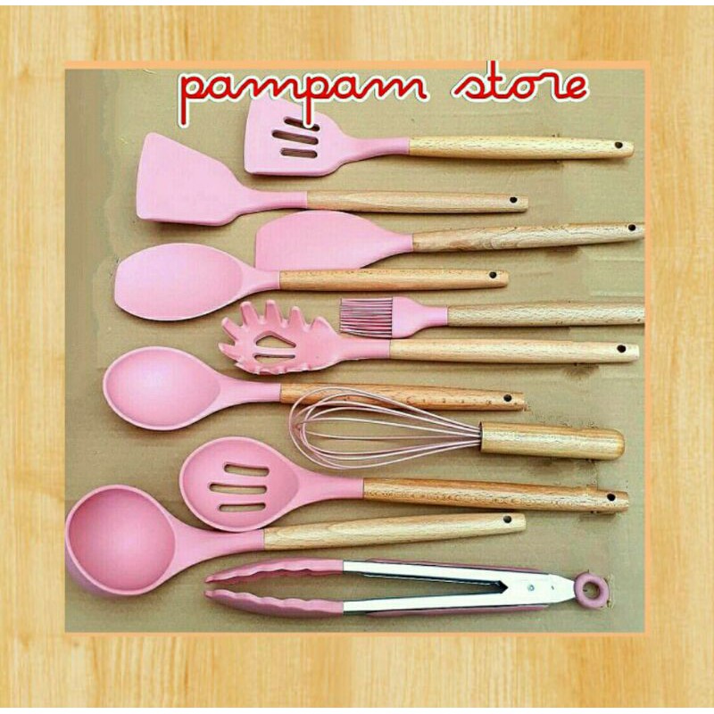 CYPRUS SPATULA WHISKER CAPITAN KUAS 1 SET ISI 11 PCS