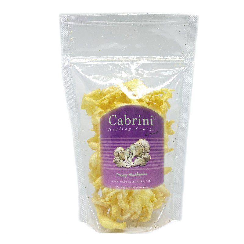 

Cabrini Healthy Snacks - Crispy Mushroom ( 80 gram ) Keripik Jamur