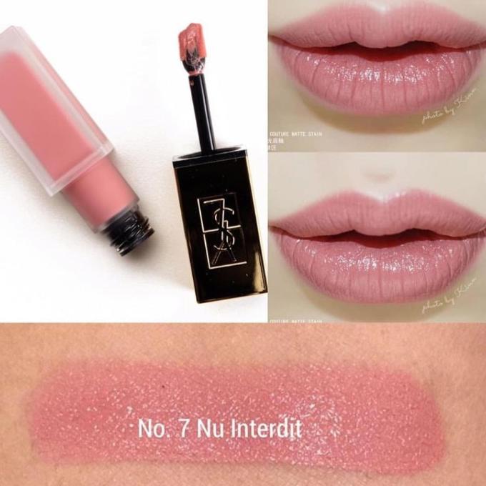 promo YSL Tatouage Couture Liquid Matte Lip Stain 6ml ( Lipstick YSL)