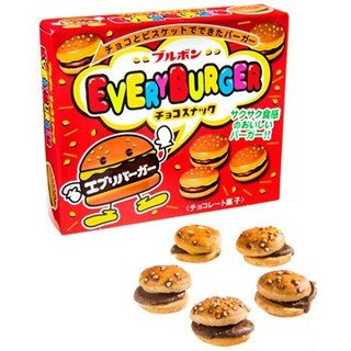 

BOURBON EVERYBURGER 66GR HAMBURGER BISCUIT CHOCOLATE EVERY BURGER 66GR BISKUIT JEPANG