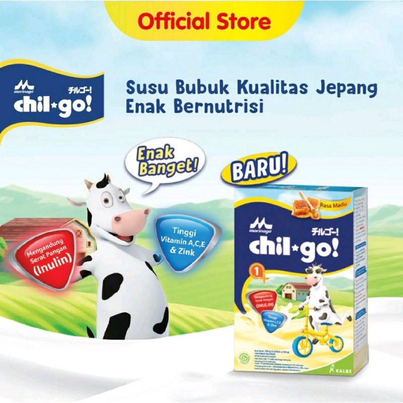 Chilgo Podwer 1+ 700 gr Morinaga Susu pertumbuhan 1-3 tahun