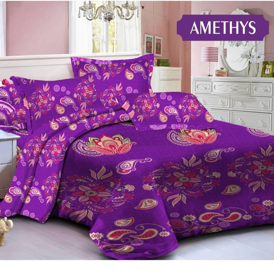 Sprei Endless Love, King Size (180x200) ~ Amethys