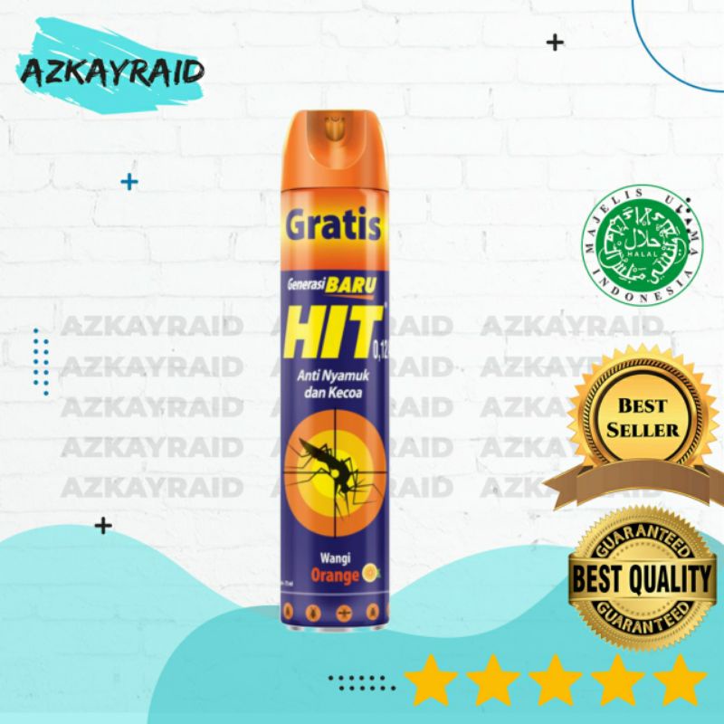 Hit Insektisida Spray Orange 600+75Ml