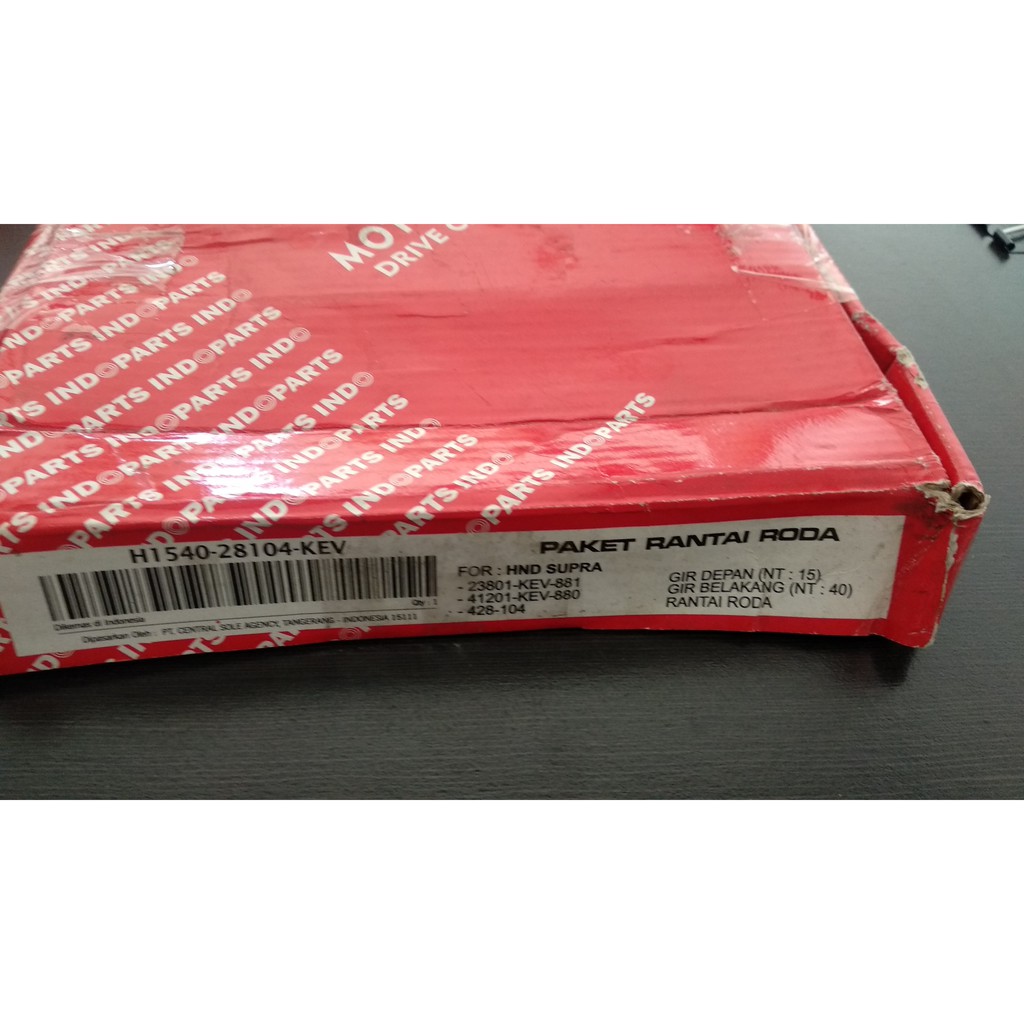 TERMURAH Gear Set Rantai Supra Fit Lama X 125 INDOPART