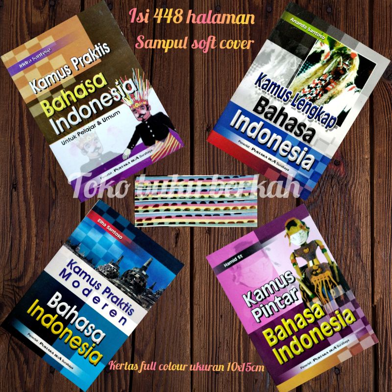 buku kamus lengkap bahasa indonesia (15x10cm)