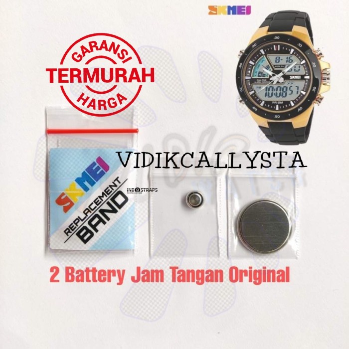 Baterai Jam Tangan Skmei 1016 Battery Batrei Skmei 1016 Original