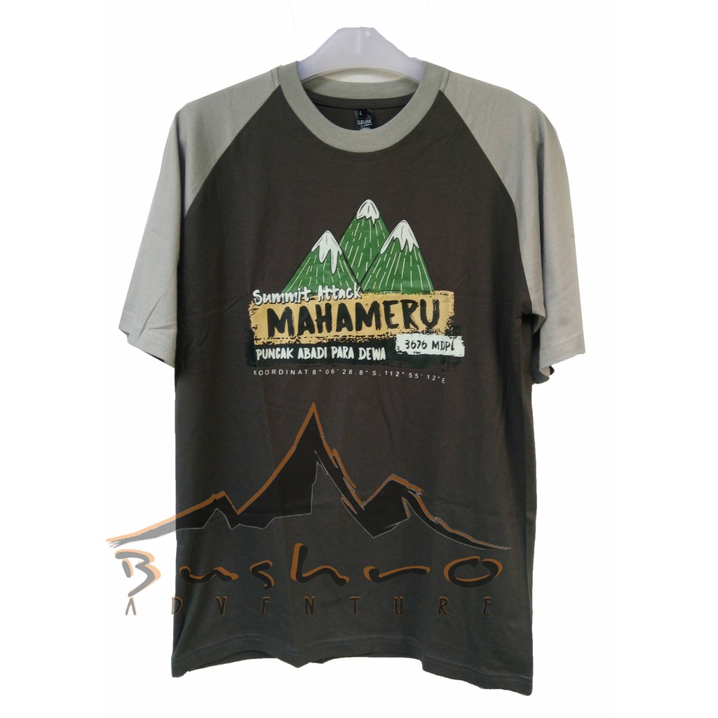 Kaos Outdoor - Kaos Gunung Summit Attack Mahameru