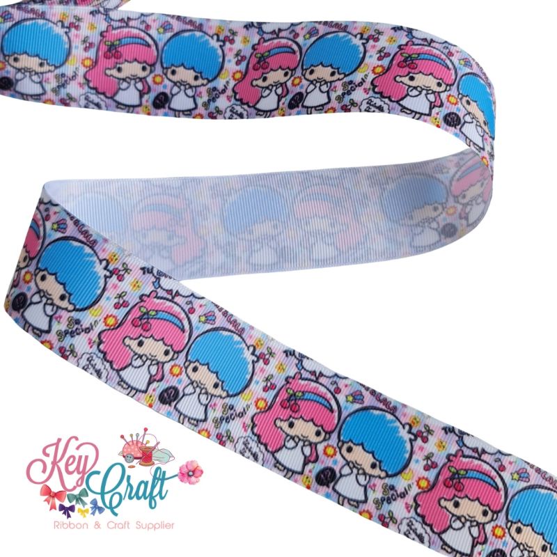 

Pita grossgrain motif Twinstars 03 size 3,8cm