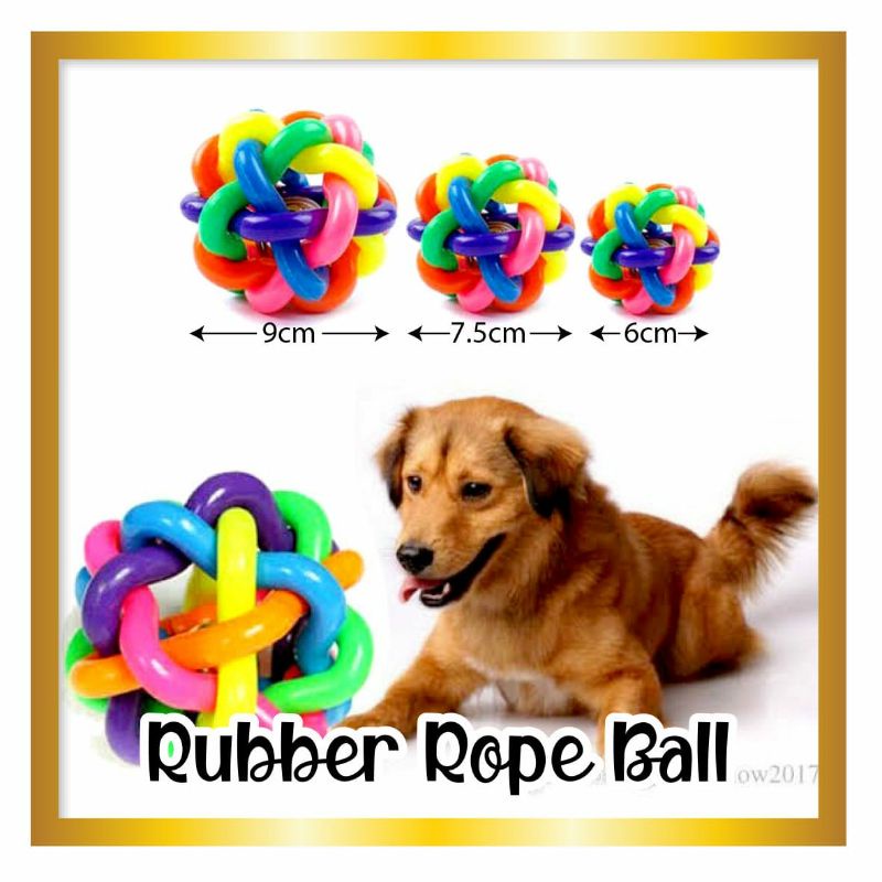 RUBBER ROPE BALL MAINAN ANJING