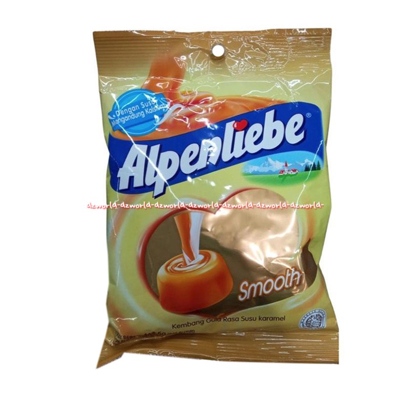 Alpenliebe Smooth &amp; Creamy 125gr Candy Permen Susu Caramel Alpenlibel Alpen Liebe Alpen libel Karamel