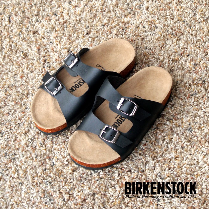 Sandal Birkenstock Anak Gesper 2 Arizona Hitam Ukuran 26 sampai 35 q3
