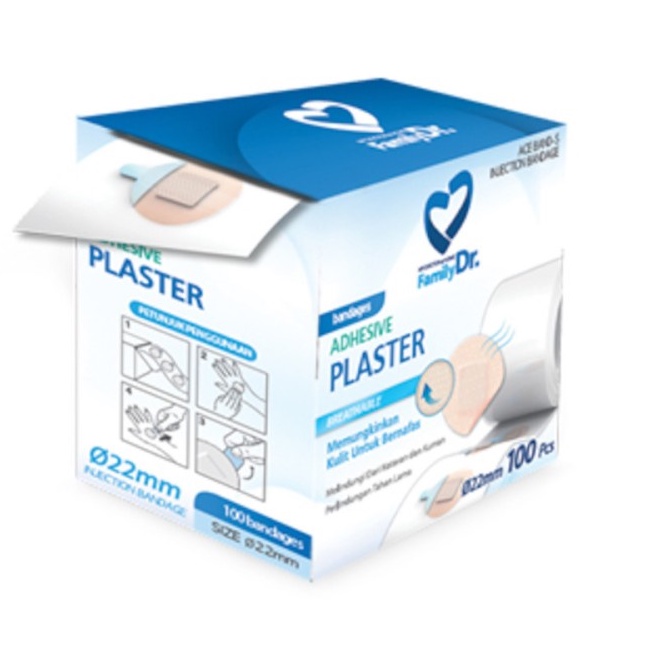 Plaster FamilyDr Adhesive Bandages Plaster plester  Kasa Bulat - Plester Bulat Bandages Family dr