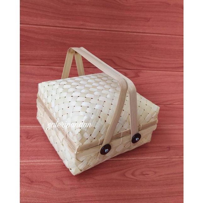 SOKASE ANYAMAN BAMBU JINJING // BESEK GAGANG HAMPERS