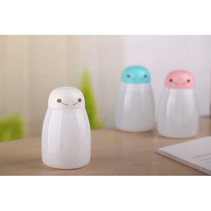(BISA COD) RVOSTR  Baymax Mini Humidifier Aromatherapy RGB USB 400ml - HUMI H803