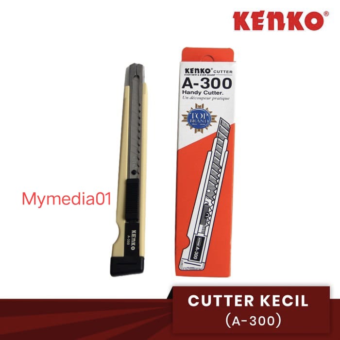

CUTTER KENKO A 300 KECIL / PISAU CUTTER PEMOTONG KERTAS