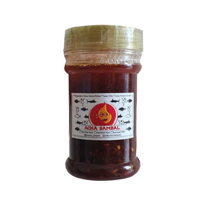 

Sambal Roa kemasan 150 gram (diolah dengan garam Himalaya)
