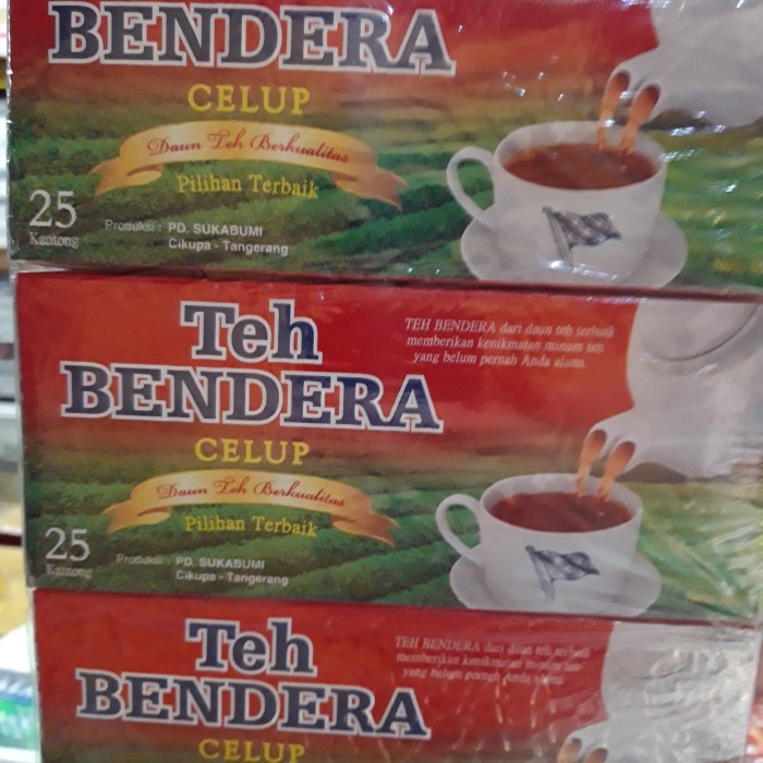 

B062 Teh Bendera Celup Isi 25 Kantong g054S