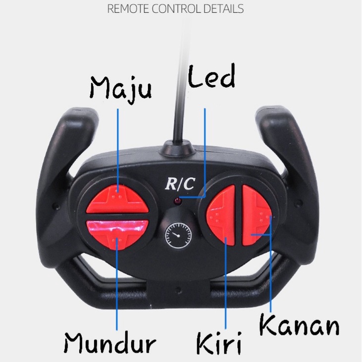 [tma] Mainan Mobil Sport Remote Control  Cas Ulang / Rechargeable Sport Remote Control Car / Mobil RC / Mainan Mobil Remote Control Anak