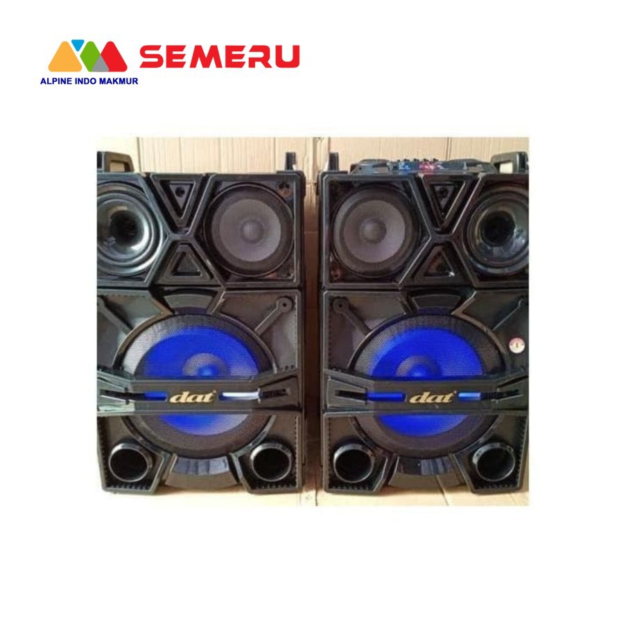 DAT SPEAKER ACTIVE DOUBLE SUBWOOFER DX-151 & DX-152 KHUSUS AREA MAKASSAR