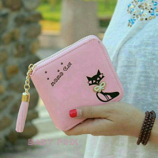 Dompet momo cat fashion wanita/dompet lipat murah meriah