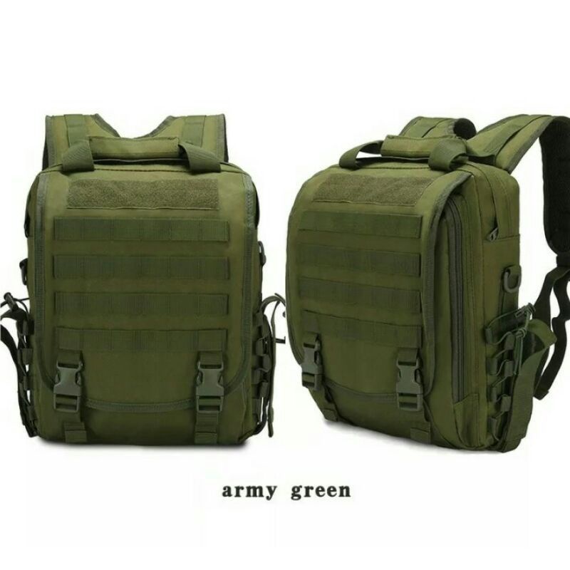 tas Laptop Army(free 1 logo random)