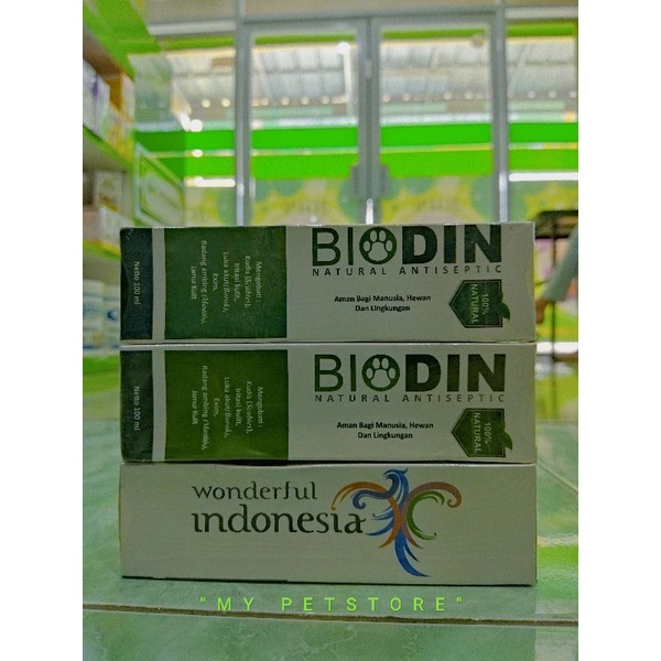 obat BIODIN spray 100ml Obat Jamur Borok Scabies Antiseptik Hewan