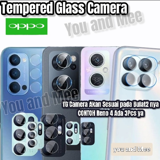 Tempered Lens CAMERA OPPO RENO7 4G/Reno 7 5G/Reno 7Z/Reno 6 4G/Reno6 5G/Reno 6PRO/Reno 5/Reno5 F/Reno 4/Reno4 F/Reno 4 PRO Tempred Lensa Bening Clear Glossy/Temperd Glass Kamera/Pelindung Layar-Antigores Protecth Scratch Len/Anti Gores 1 Set KACA 5F 4F Z