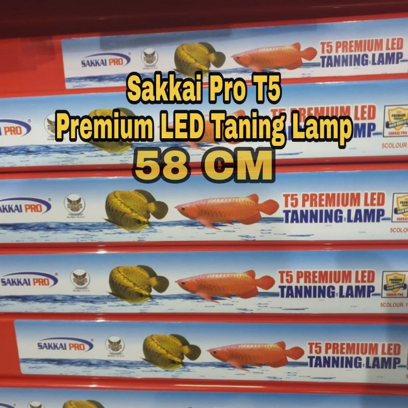 LAMPU CELUP AQUARIUM SAKKAI PRO T5 58 92 118 CM PREMIUM LED TANING LAMP