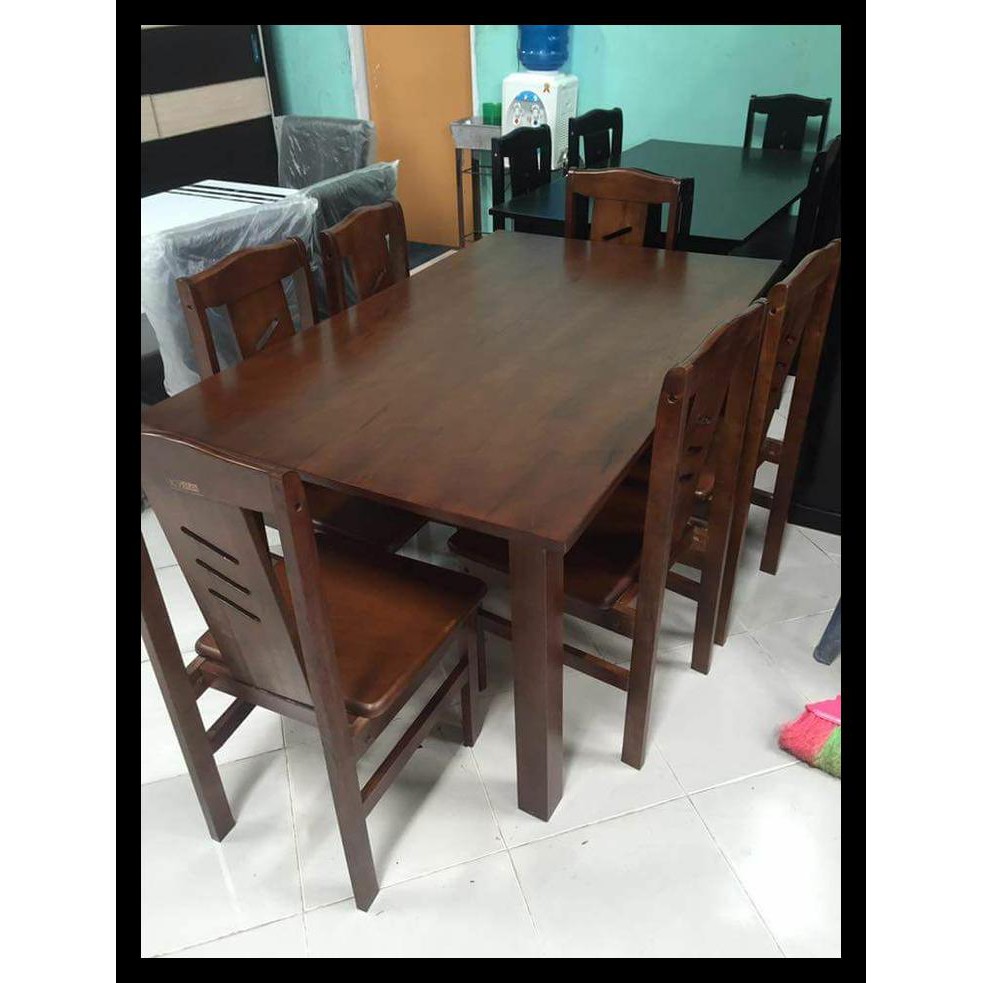 1 Set Meja Makan Kaca 4 Kursi Set Modern Minimalis TerLARIS