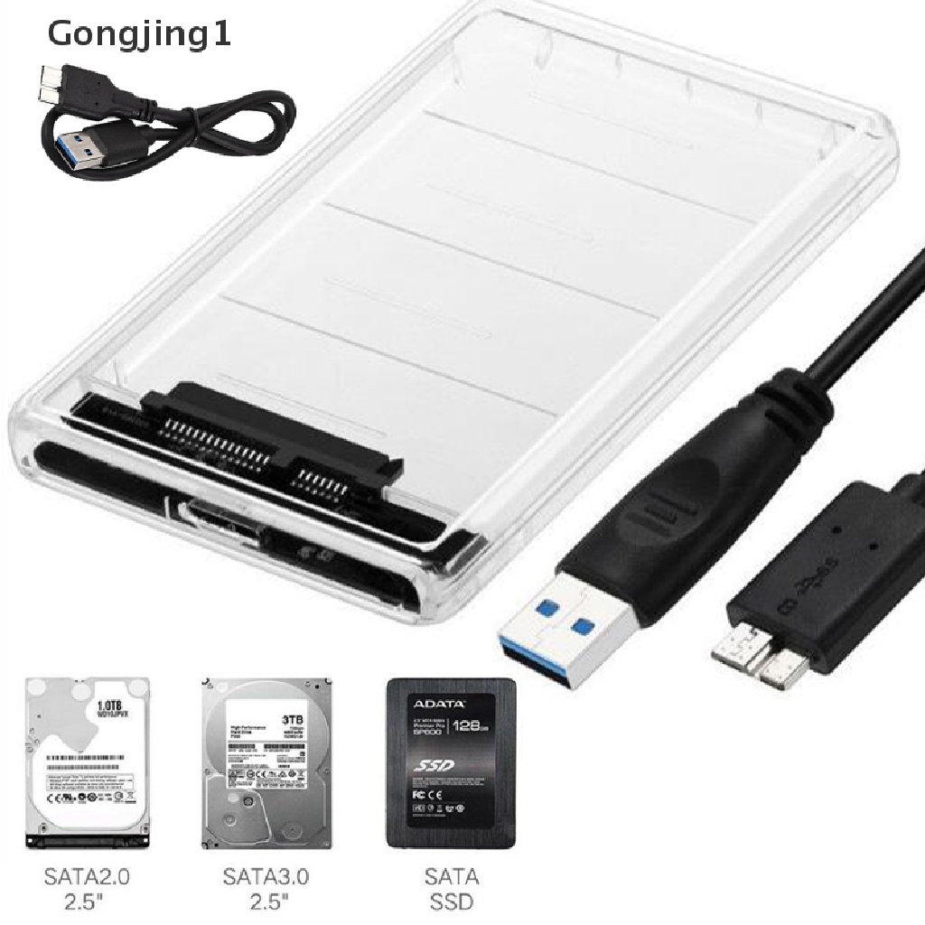 Gongjing1 Casing Hardisk Eksternal Hdd / Ssd 2.5 &quot;Usb 3.0