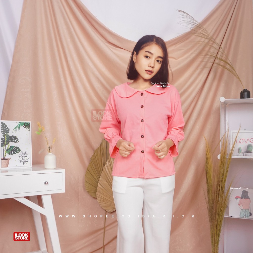 ilook | Tria Blouse | Blouse Wanita - Fit to L-Tria - Salem