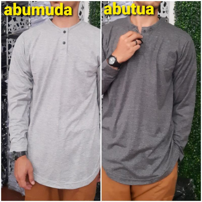 kaos kurta lengan panjang