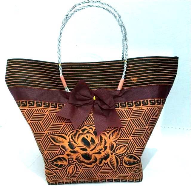 (1LSN= 12 PCS)  Tas hajatan batik mewah uk 22 per lusin isi 12 pcs(EBTH)