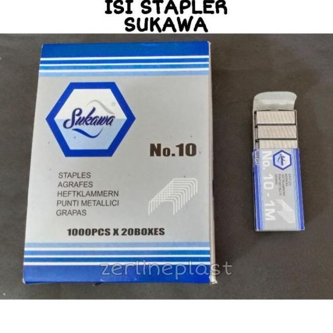 

BUKU & ALAT TULIS PERLENGKAPAN SEKOLAH & KANTOR ISI STAPLES SUKAWA 1