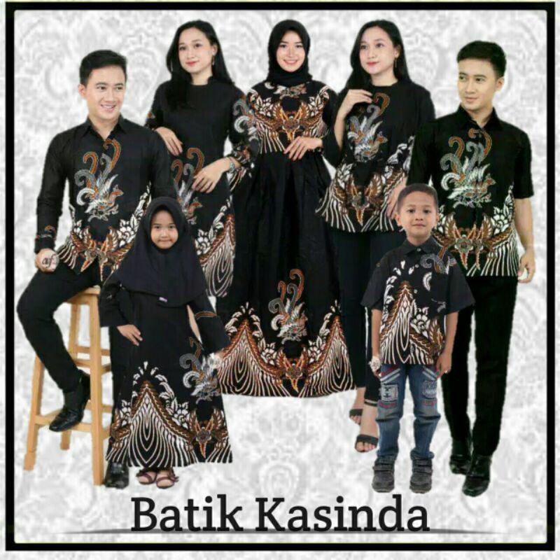Batik Couple Keluarga Sania Ruffle Ndoro Jawi Dnt Terbaru Batik Couple