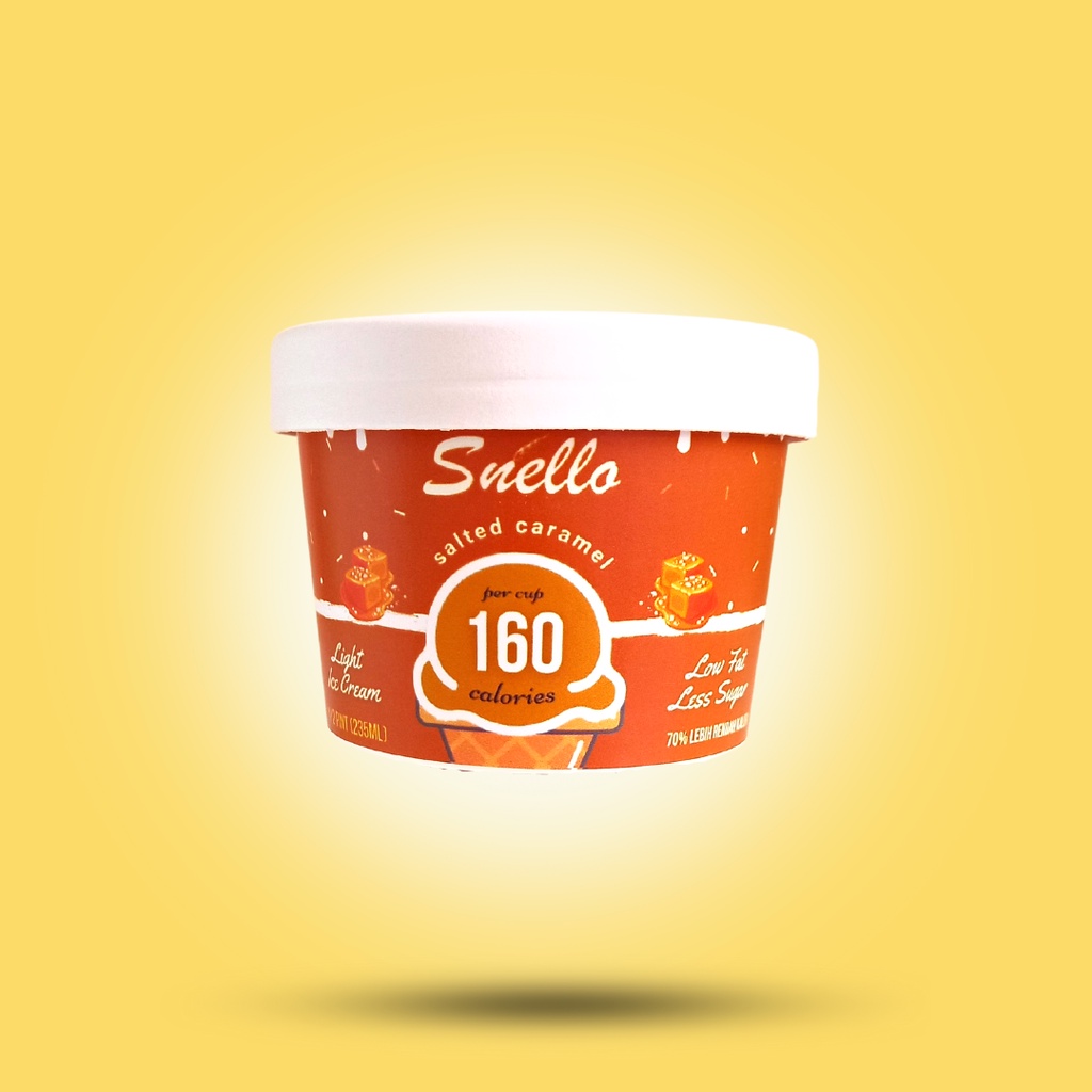 

Snello Gelato (M) - Salted Caramel 160kcal