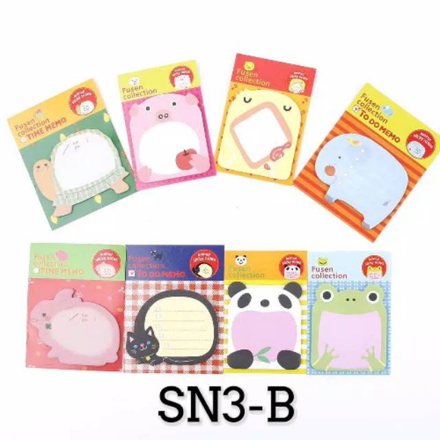 

TANZILENTERPRISE | STICKY NOTES LUCU | STICKY NOTES KARAKTER | STICKY NOTES ANIMAL | SN3-B