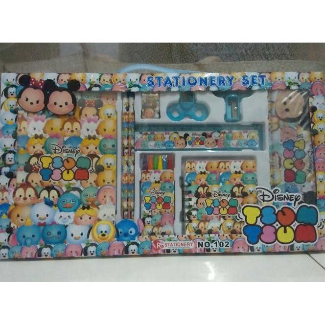 

1 Set Perlengkapan Tsum-Tsum / Alat Tulis Karakter Tsum2 / Sekolah