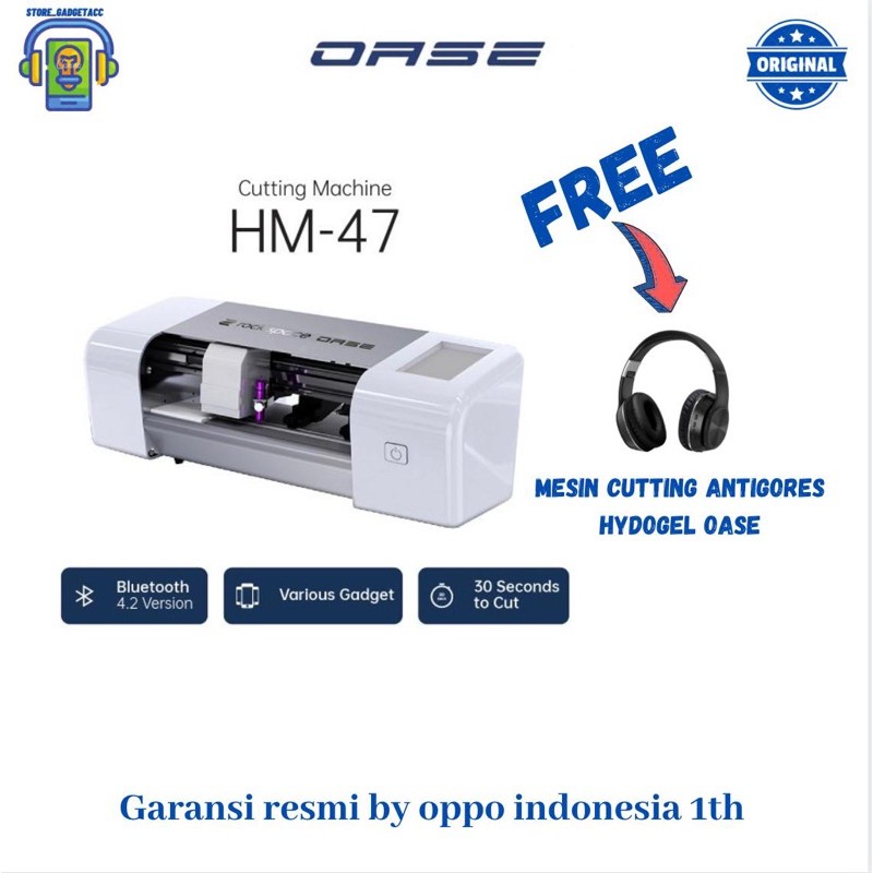 OPPO OASE HM47 MESIN CUTTING ANTI GORES HYDROGELL | Shopee