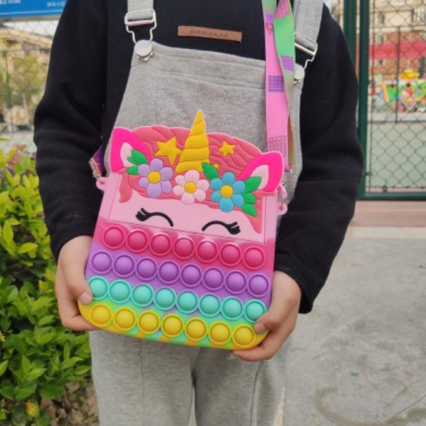 Tas Pop It Besar Tas Pop it Karakter Tas Selempang Pop It Tas Anak Tas Slempang Anak [ME. 550236]