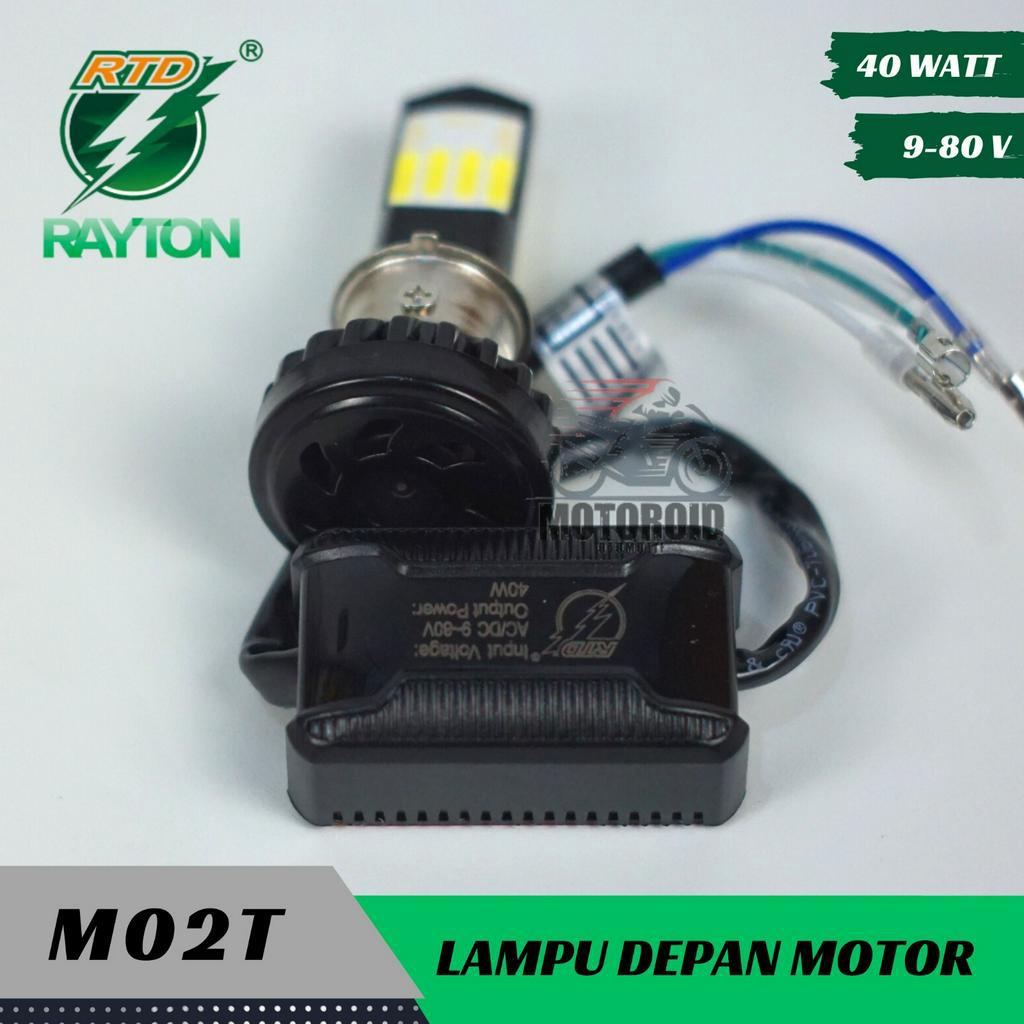 LAMPU 8 MATA 40 WATT DEPAN MOTOR RAYTON M02T WITH FAN HI LO RTD