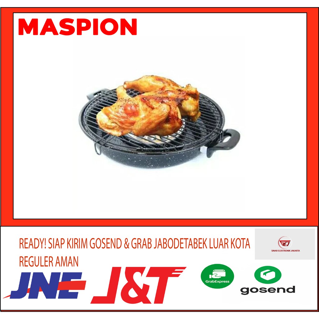 Maspion 34 Cm Magic Roaster Alat Pemanggang Sate, Ayam, Sosis dll