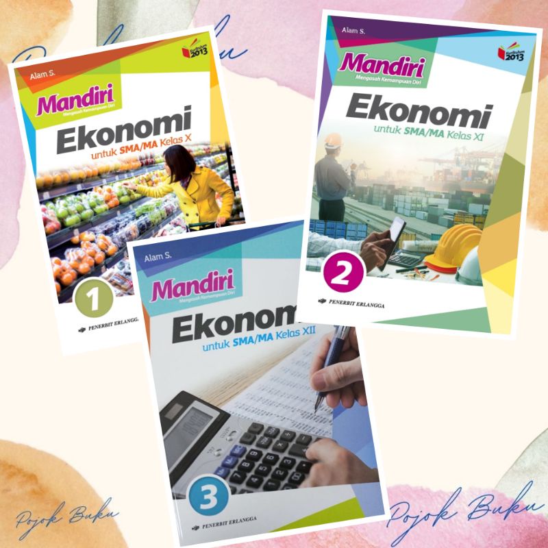 BUKU MANDIRI EKONOMI SMA MA KELAS 10 11 & 12 K13N ERLANGGA